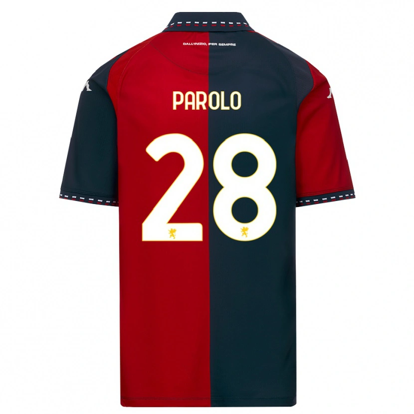 Danxen Pánské Lucrezia Parolo #28 Červená Černá Bílá Domů Hráčské Dresy 2026/27 Dres