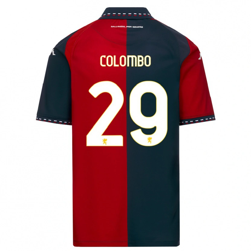 Danxen Pánské Lorenzo Colombo #29 Červená Černá Bílá Domů Hráčské Dresy 2026/27 Dres