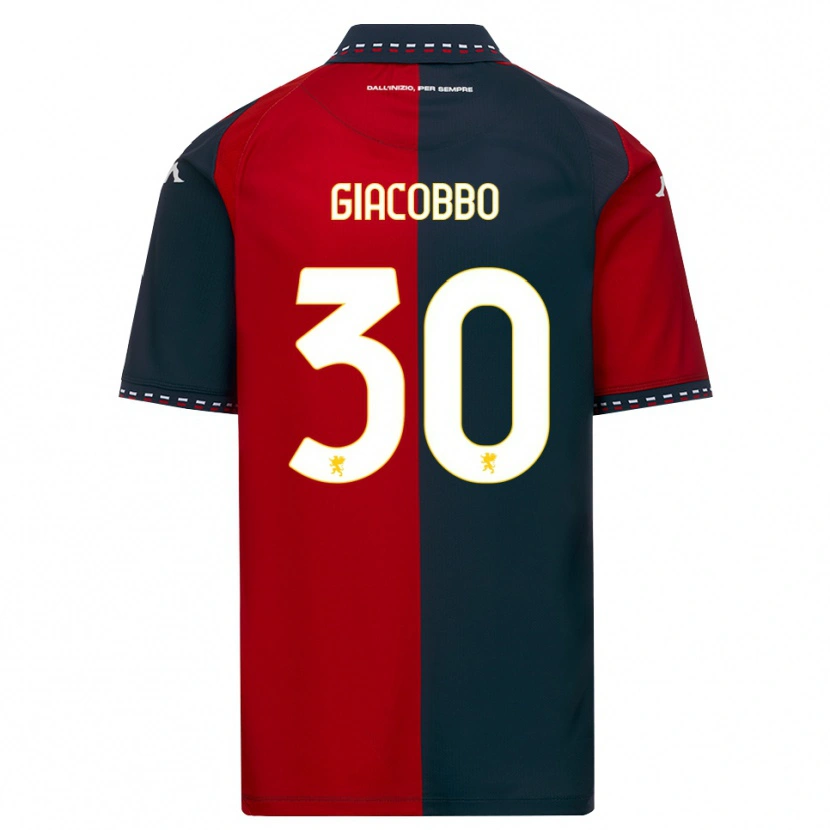 Danxen Pánské Giulia Giacobbo #30 Červená Černá Bílá Domů Hráčské Dresy 2026/27 Dres