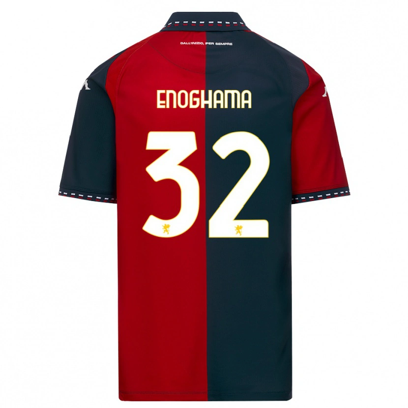 Danxen Pánské Isaac Enoghama #32 Červená Černá Bílá Domů Hráčské Dresy 2026/27 Dres