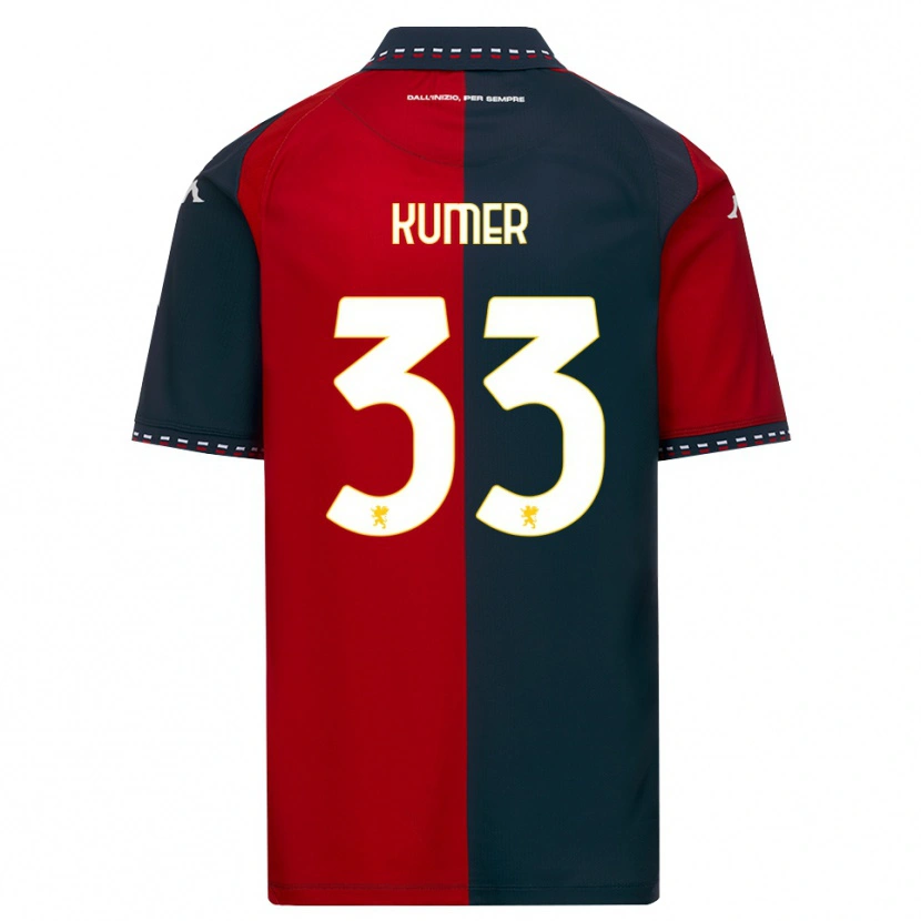 Danxen Pánské Alin Kumer Celik #33 Červená Černá Bílá Domů Hráčské Dresy 2026/27 Dres