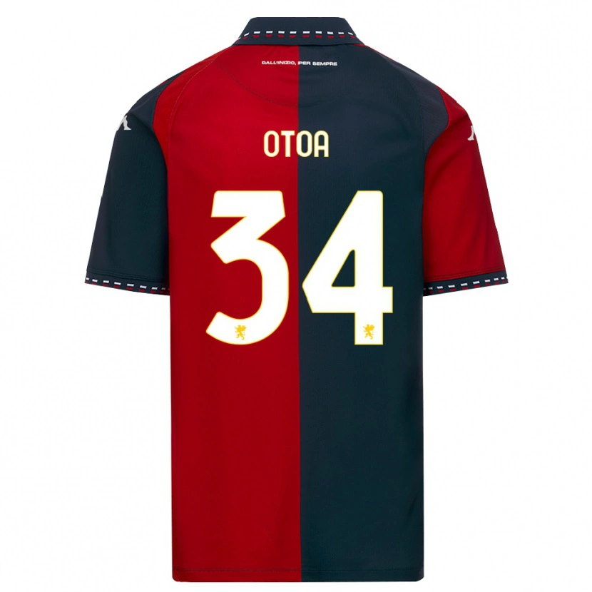 Danxen Pánské Sebastian Otoa #34 Červená Černá Bílá Domů Hráčské Dresy 2026/27 Dres