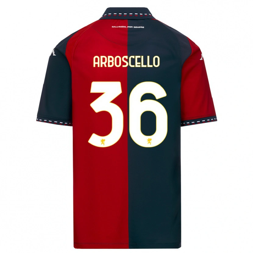 Danxen Pánské Riccardo Arboscello #36 Červená Černá Bílá Domů Hráčské Dresy 2026/27 Dres