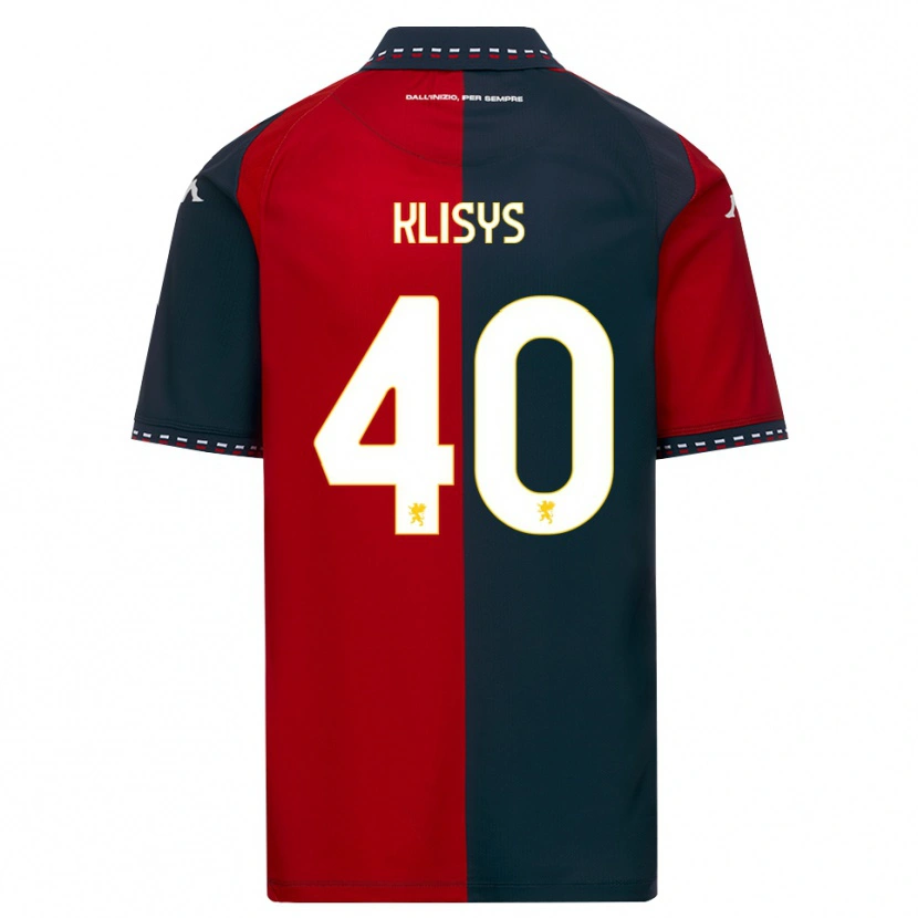 Danxen Pánské Lukas Klišys #40 Červená Černá Bílá Domů Hráčské Dresy 2026/27 Dres