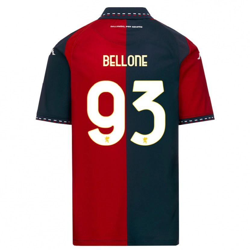 Danxen Pánské Francesco Bellone #93 Červená Černá Bílá Domů Hráčské Dresy 2026/27 Dres