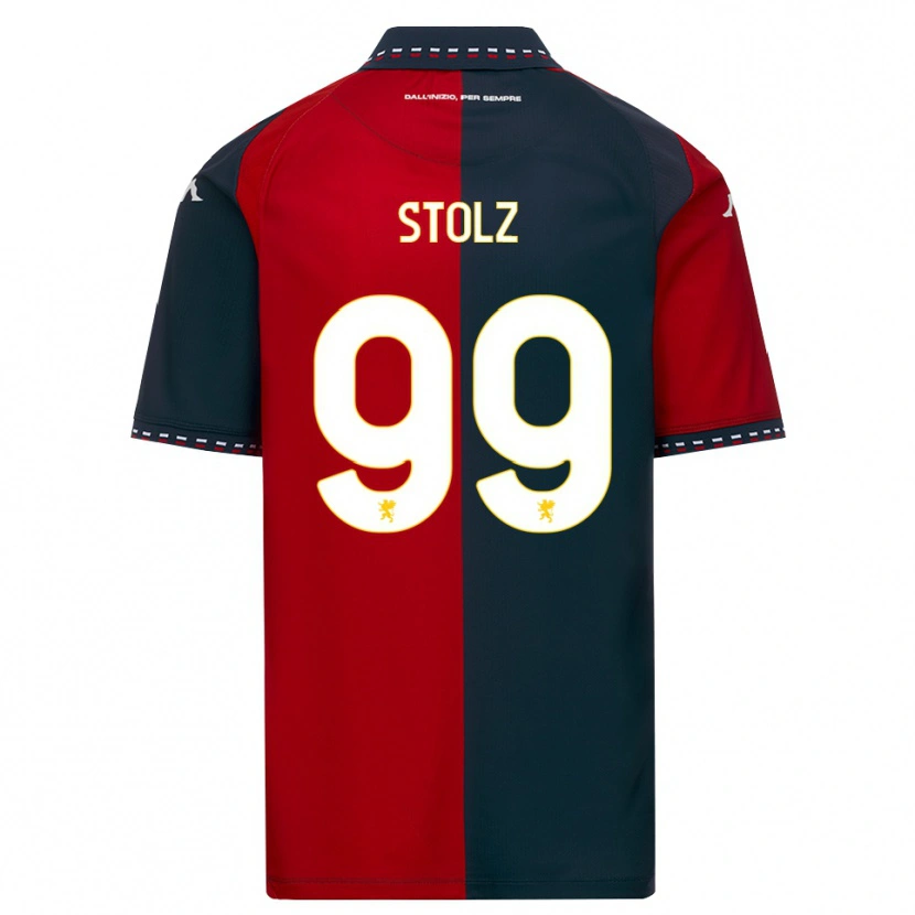 Danxen Pánské Franz Stolz #99 Červená Černá Bílá Domů Hráčské Dresy 2026/27 Dres