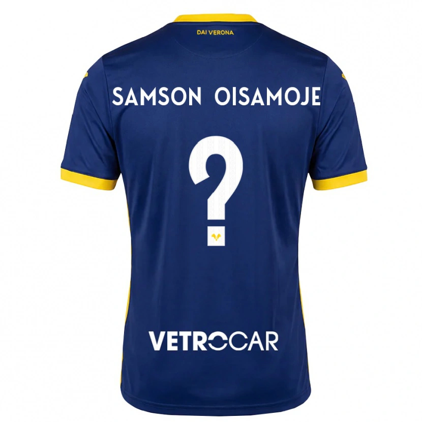 Danxen Pánské Junior Samson Oisamoje #0 Královská Modř Žlutá Bílá Domů Hráčské Dresy 2026/27 Dres