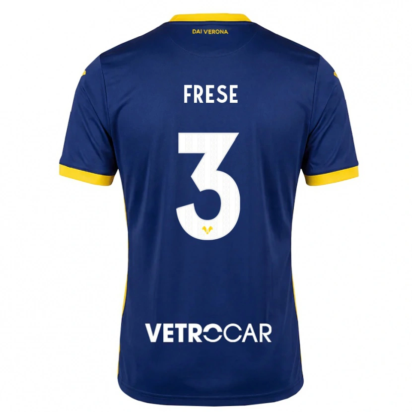 Danxen Pánské Martin Frese #3 Královská Modř Žlutá Bílá Domů Hráčské Dresy 2026/27 Dres