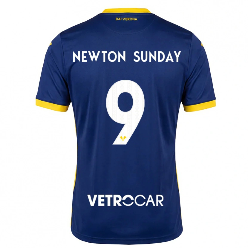 Danxen Pánské Eloghosa Newton Sunday #9 Královská Modř Žlutá Bílá Domů Hráčské Dresy 2026/27 Dres