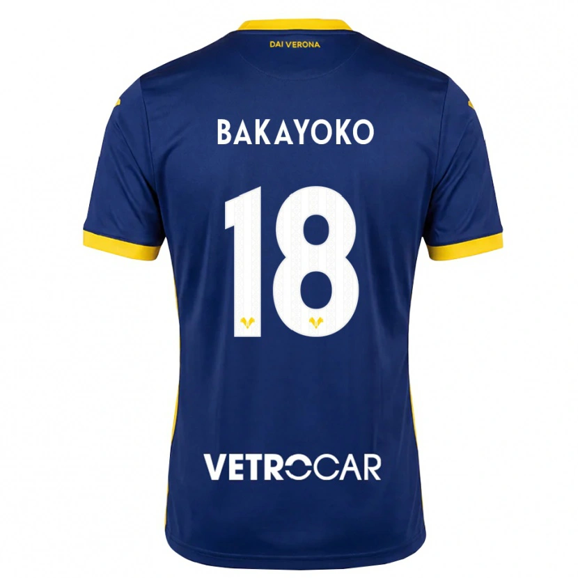 Danxen Pánské Dramane Bayoko #18 Královská Modř Žlutá Bílá Domů Hráčské Dresy 2026/27 Dres