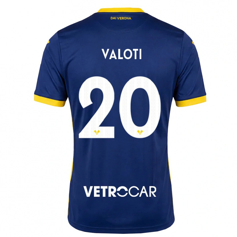 Danxen Pánské Alessandro Valoti #20 Královská Modř Žlutá Bílá Domů Hráčské Dresy 2026/27 Dres