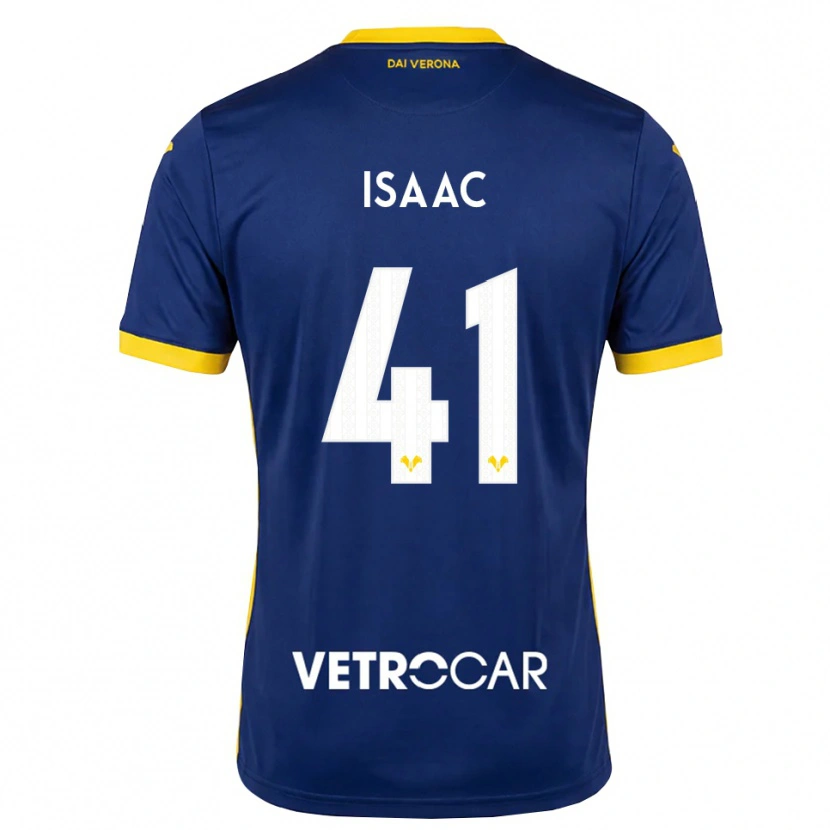 Danxen Pánské Isaac Aguiar Tomich #41 Královská Modř Žlutá Bílá Domů Hráčské Dresy 2026/27 Dres