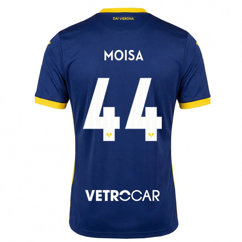 Danxen Pánské Davide Moisa #44 Královská Modř Žlutá Bílá Domů Hráčské Dresy 2026/27 Dres