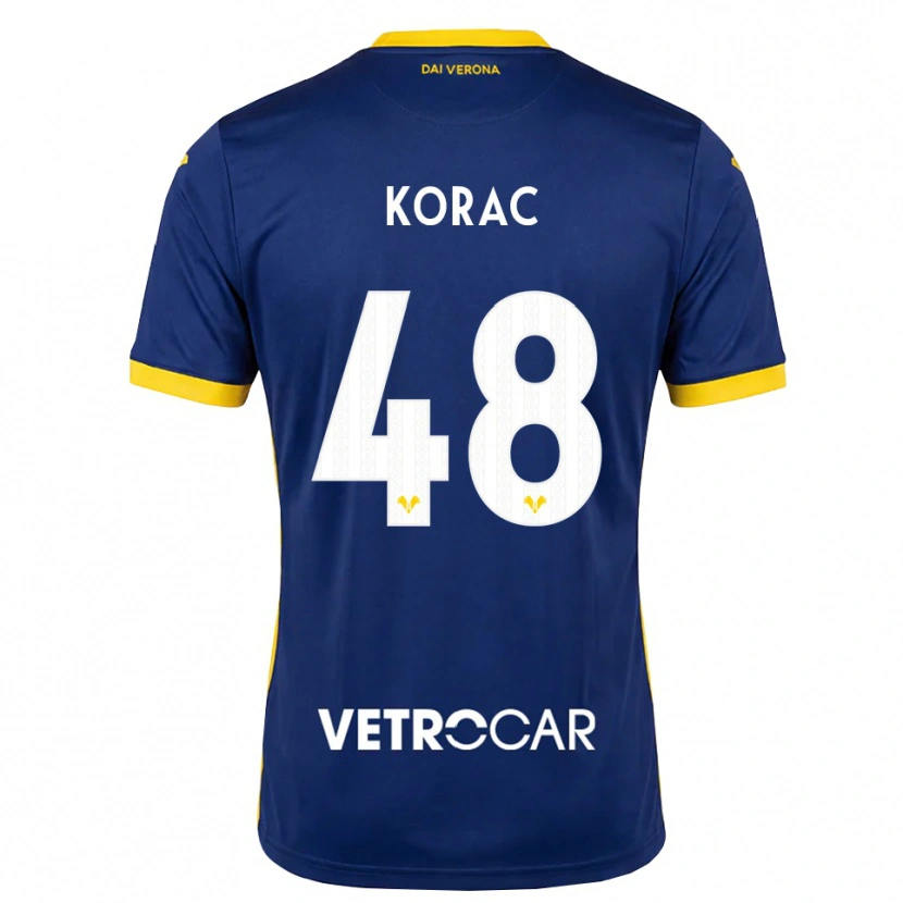Danxen Pánské Seid Korac #48 Královská Modř Žlutá Bílá Domů Hráčské Dresy 2026/27 Dres