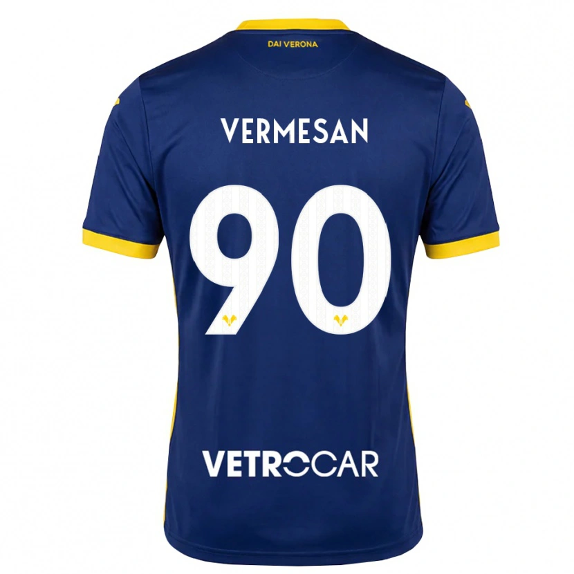 Danxen Pánské Ioan Vermeșan #90 Královská Modř Žlutá Bílá Domů Hráčské Dresy 2026/27 Dres
