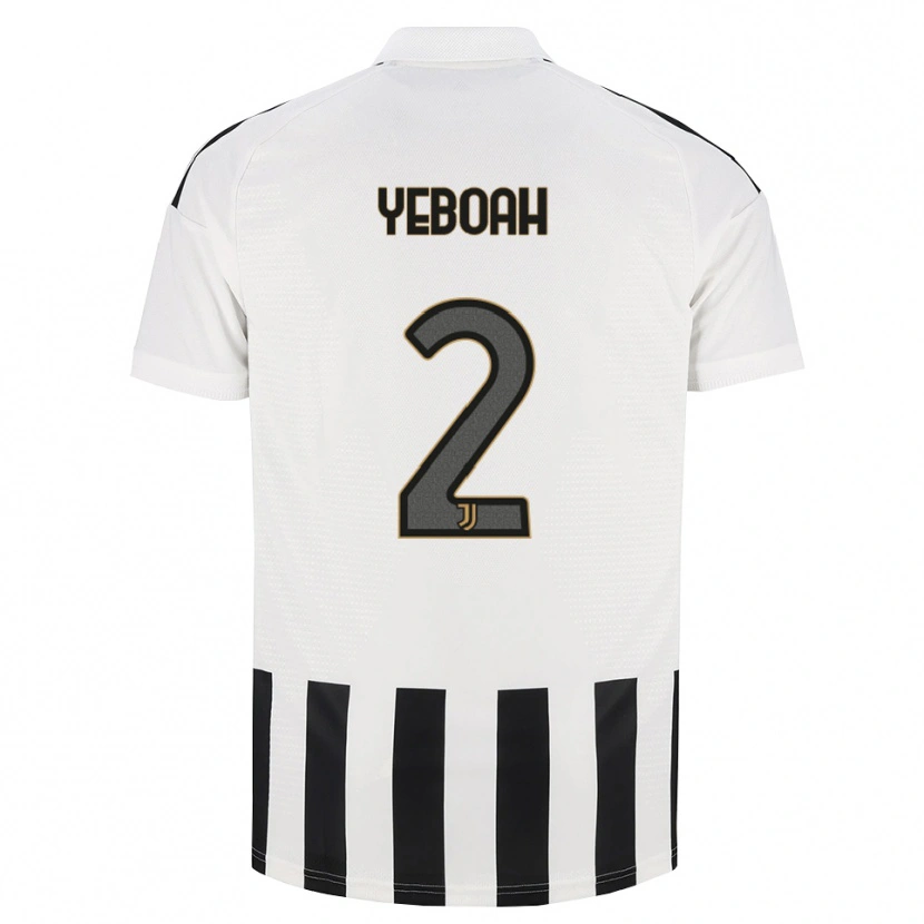 Danxen Pánské Christian Yeboah #2 Černá Bílá Hnědá Domů Hráčské Dresy 2026/27 Dres