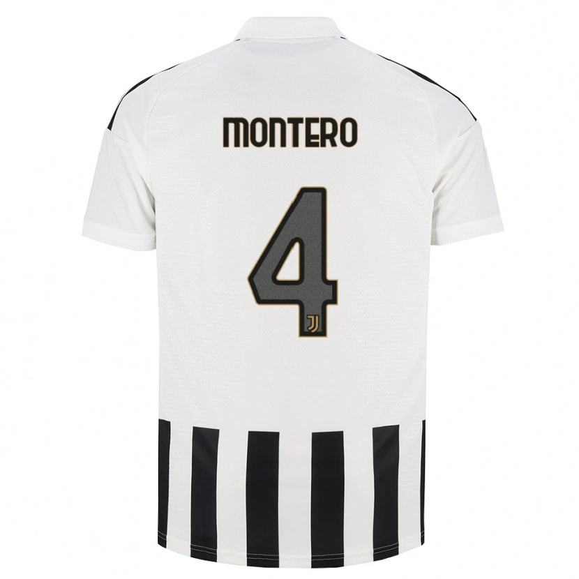 Danxen Pánské Alfonso Montero #4 Černá Bílá Hnědá Domů Hráčské Dresy 2026/27 Dres