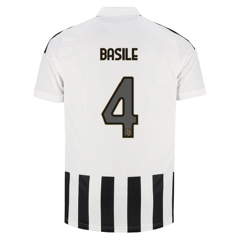 Danxen Pánské Piergiorgio Basile #4 Černá Bílá Hnědá Domů Hráčské Dresy 2026/27 Dres