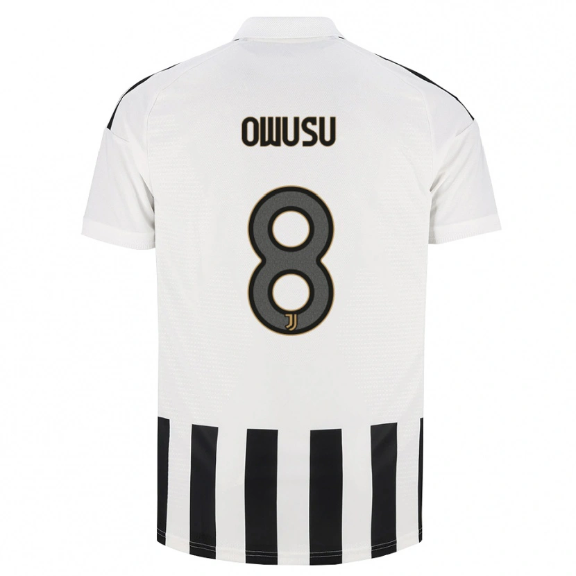 Danxen Pánské Augusto Owusu #8 Černá Bílá Hnědá Domů Hráčské Dresy 2026/27 Dres