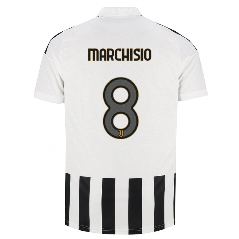 Danxen Pánské Davide Marchisio #8 Černá Bílá Hnědá Domů Hráčské Dresy 2026/27 Dres