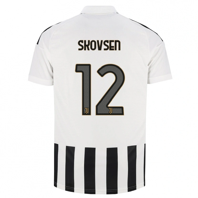 Danxen Pánské Matilde Lundorf Skovsen #12 Černá Bílá Hnědá Domů Hráčské Dresy 2026/27 Dres