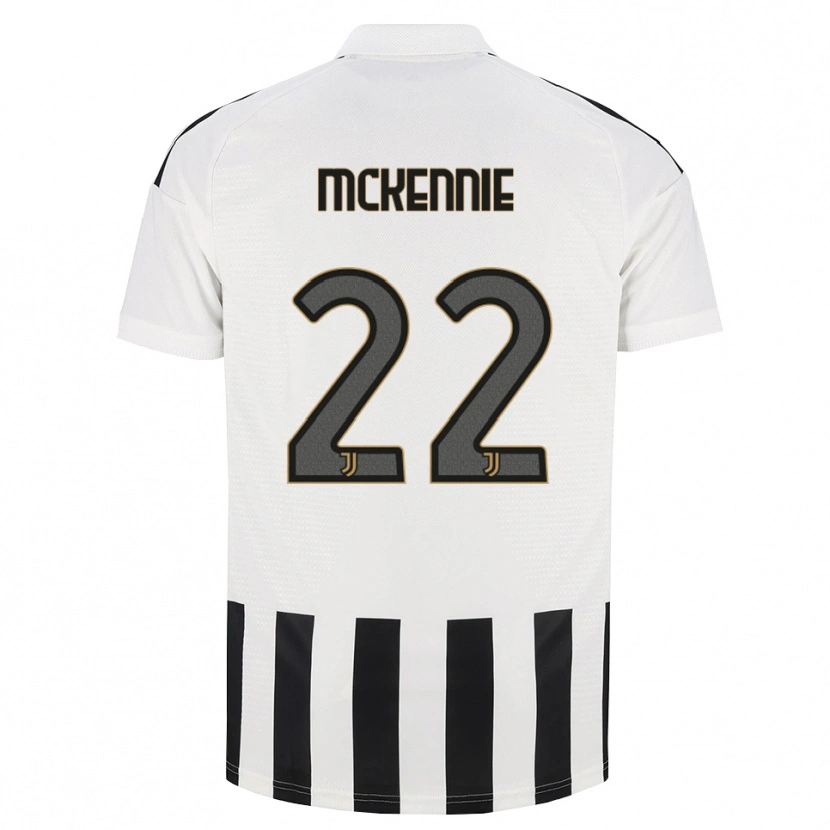 Danxen Pánské Weston Mckennie #22 Černá Bílá Hnědá Domů Hráčské Dresy 2026/27 Dres