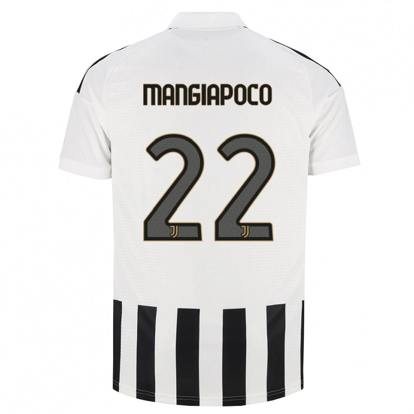 Danxen Pánské Stefano Mangiapoco #22 Černá Bílá Hnědá Domů Hráčské Dresy 2026/27 Dres