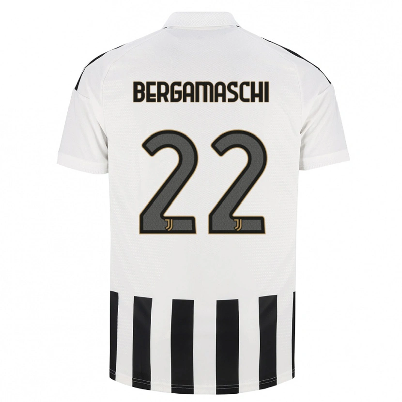 Danxen Pánské Valentina Bergamaschi #22 Černá Bílá Hnědá Domů Hráčské Dresy 2026/27 Dres