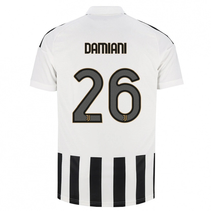 Danxen Pánské Samuele Damiani #26 Černá Bílá Hnědá Domů Hráčské Dresy 2026/27 Dres