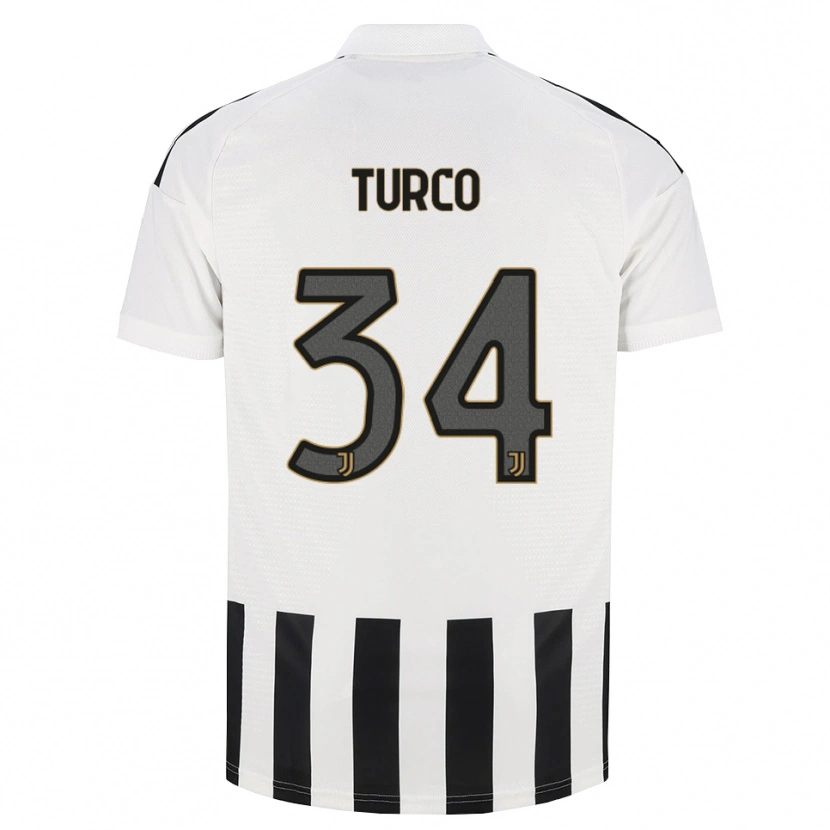 Danxen Pánské Stefano Turco #34 Černá Bílá Hnědá Domů Hráčské Dresy 2026/27 Dres
