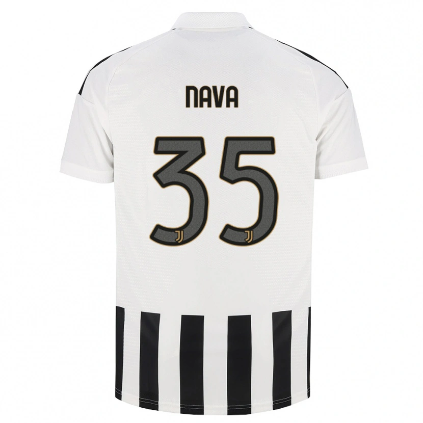 Danxen Pánské Sebastiano Nava #35 Černá Bílá Hnědá Domů Hráčské Dresy 2026/27 Dres
