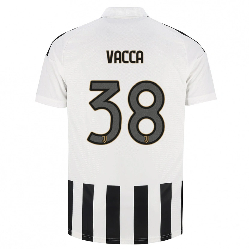 Danxen Pánské Alessio Vacca #38 Černá Bílá Hnědá Domů Hráčské Dresy 2026/27 Dres