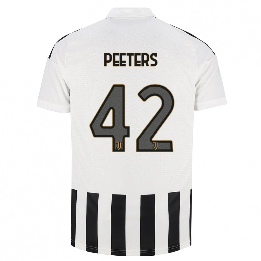 Danxen Pánské Daouda Peeters #42 Černá Bílá Hnědá Domů Hráčské Dresy 2026/27 Dres