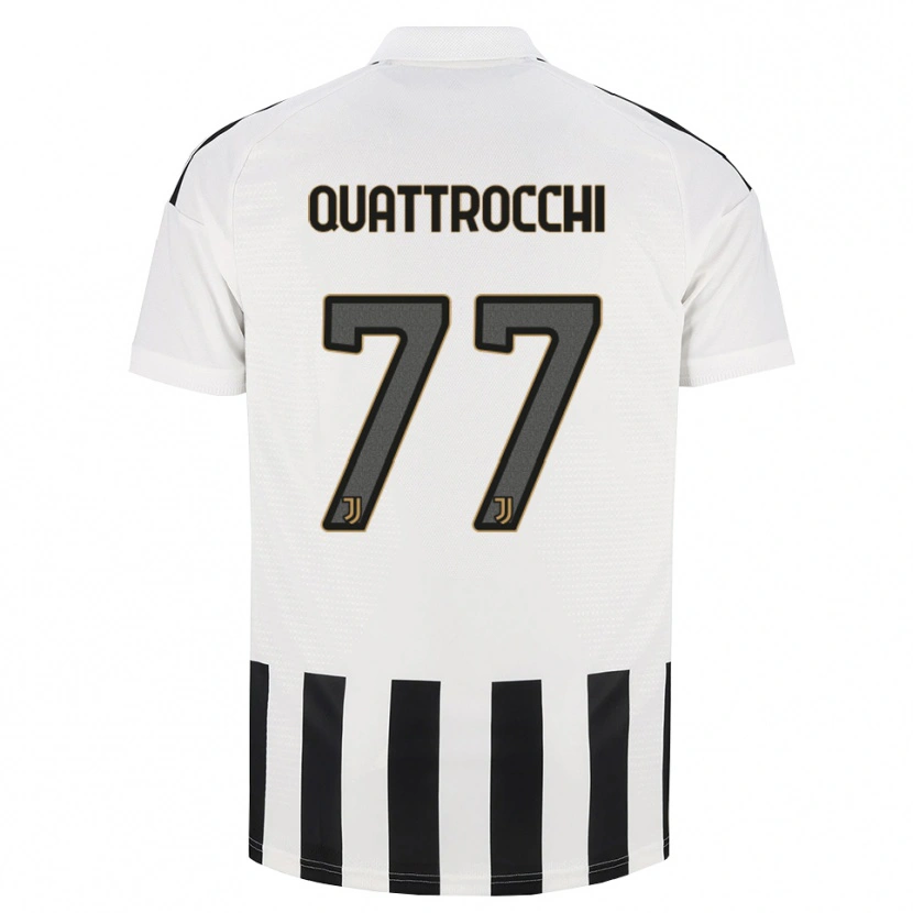 Danxen Pánské Juan Ignacio Quattrocchi #77 Černá Bílá Hnědá Domů Hráčské Dresy 2026/27 Dres