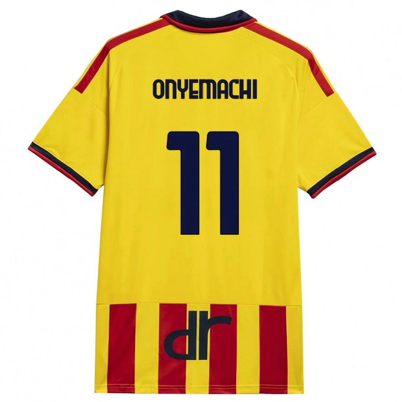 Danxen Pánské Divine Onyemachi #11 Žlutá Červená Domů Hráčské Dresy 2026/27 Dres