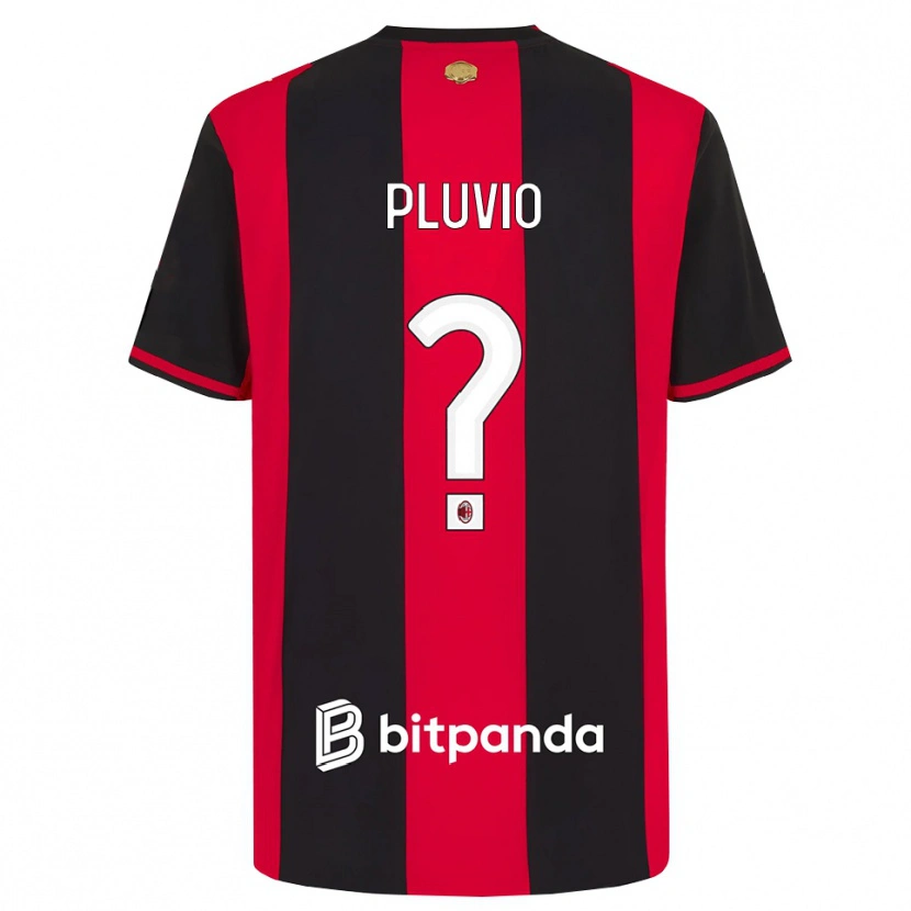 Danxen Pánské Nicholas Pluvio #0 Červená Černá Bílá Domů Hráčské Dresy 2026/27 Dres