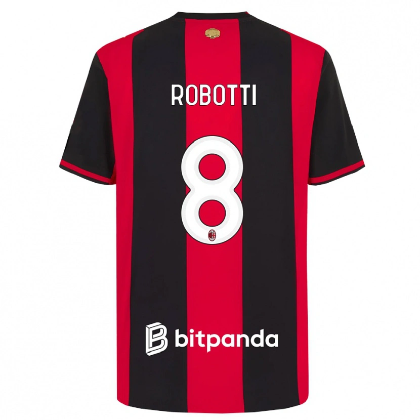 Danxen Pánské Giovanni Robotti #8 Červená Černá Bílá Domů Hráčské Dresy 2026/27 Dres