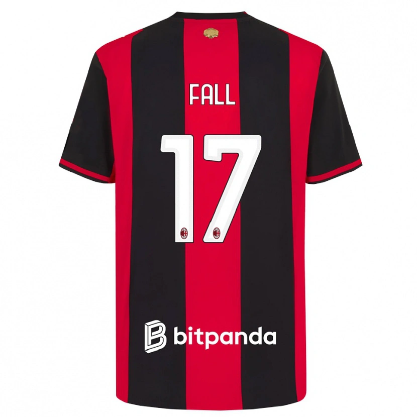 Danxen Pánské Mbarick Fall #17 Červená Černá Bílá Domů Hráčské Dresy 2026/27 Dres