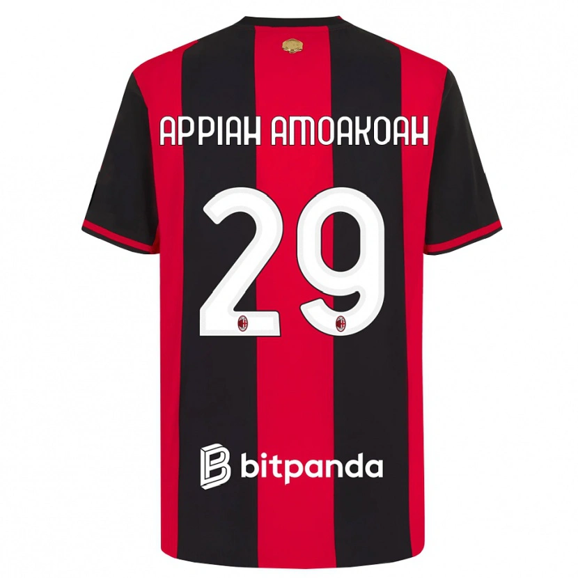 Danxen Pánské Karen Appiah Amoakoah #29 Červená Černá Bílá Domů Hráčské Dresy 2026/27 Dres