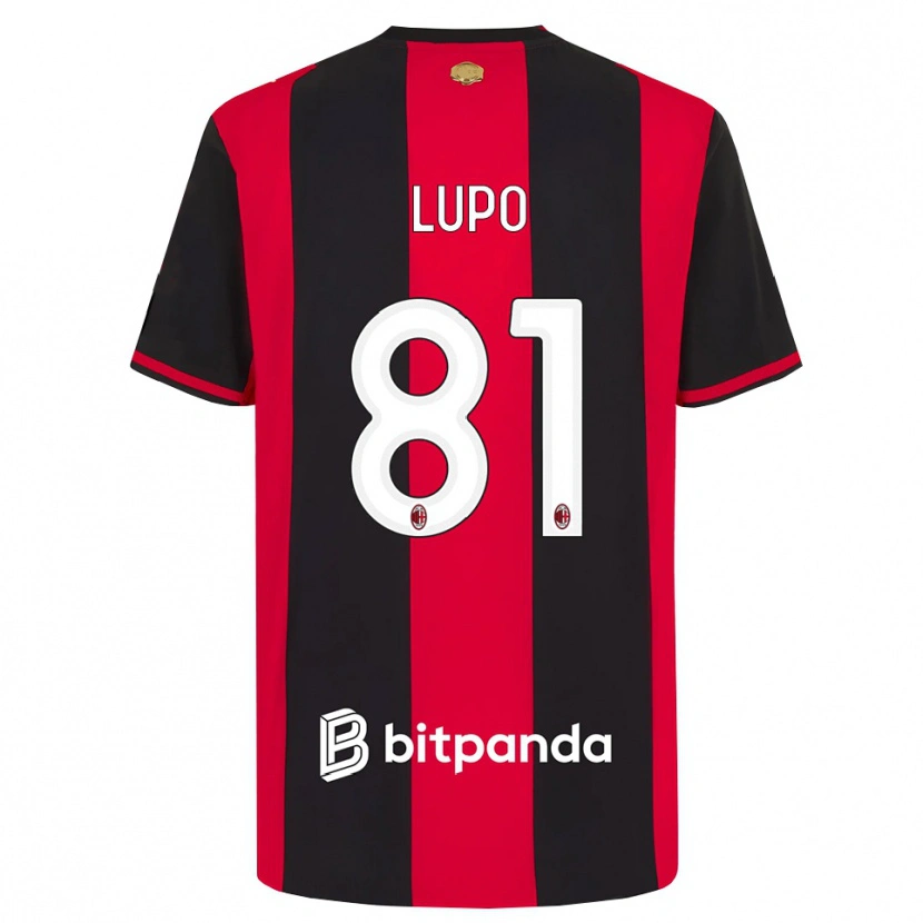 Danxen Pánské Simone Lupo #81 Červená Černá Bílá Domů Hráčské Dresy 2026/27 Dres