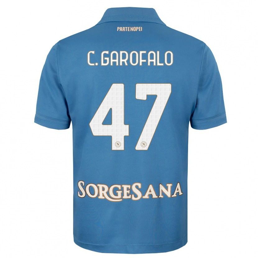 Danxen Pánské Christian Garofalo #47 Modrá Bílá S Nádechem Domů Hráčské Dresy 2026/27 Dres