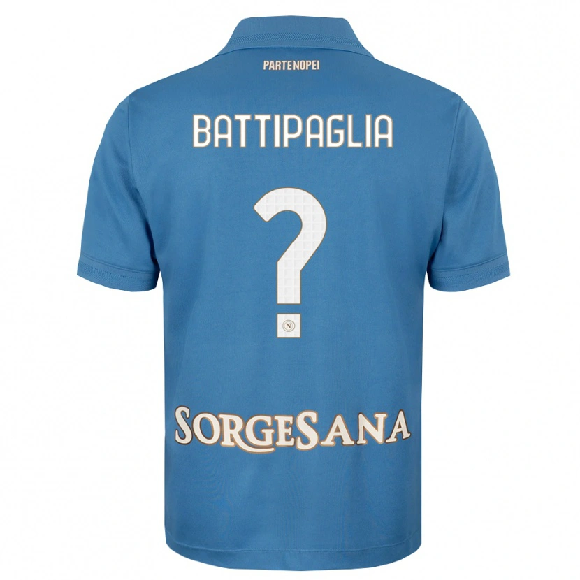 Danxen Pánské Luca Battipaglia #0 Modrá Bílá S Nádechem Domů Hráčské Dresy 2026/27 Dres