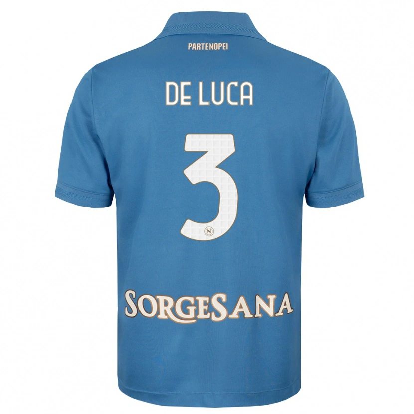 Danxen Pánské Alfonso De Luca #3 Modrá Bílá S Nádechem Domů Hráčské Dresy 2026/27 Dres