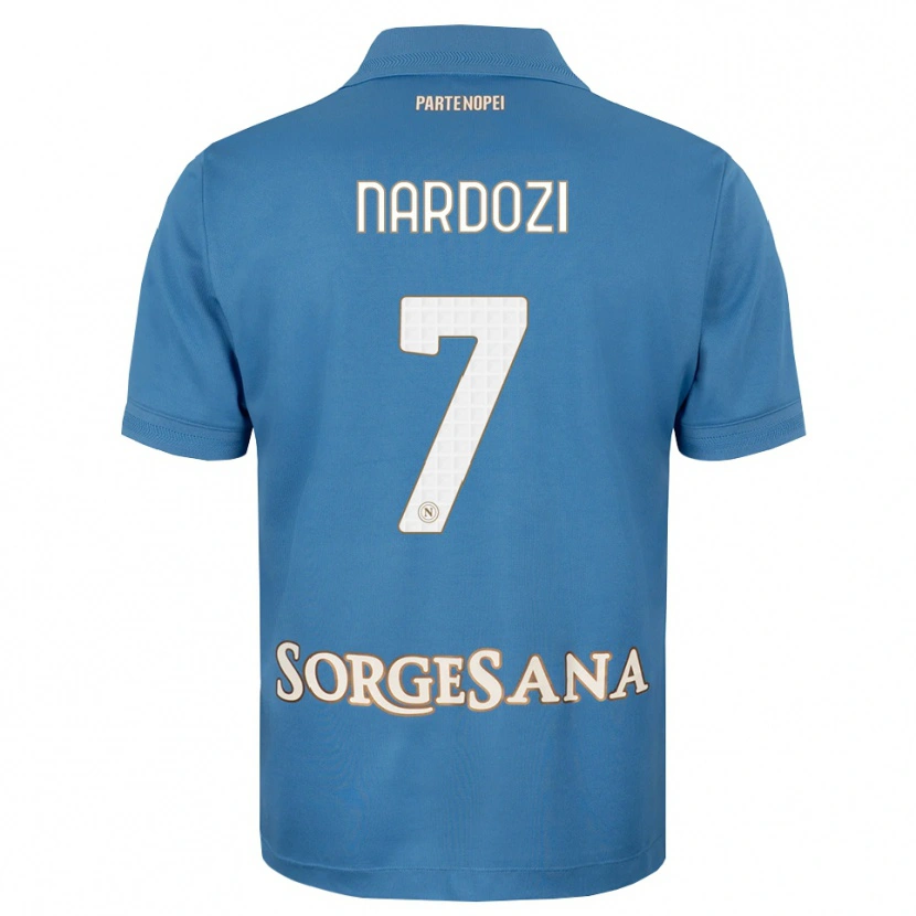 Danxen Pánské Manuel Nardozi #7 Modrá Bílá S Nádechem Domů Hráčské Dresy 2026/27 Dres
