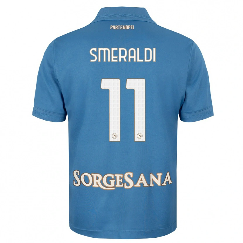 Danxen Pánské Andrea Smeraldi #11 Modrá Bílá S Nádechem Domů Hráčské Dresy 2026/27 Dres