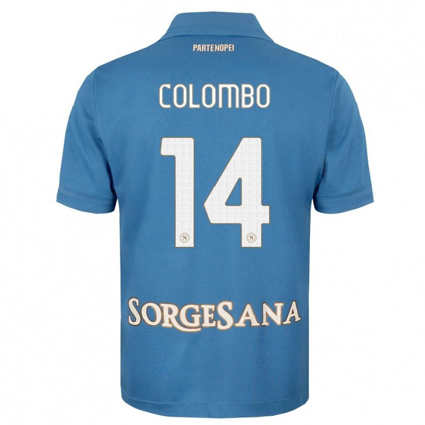 Danxen Pánské Sofia Colombo #14 Modrá Bílá S Nádechem Domů Hráčské Dresy 2026/27 Dres