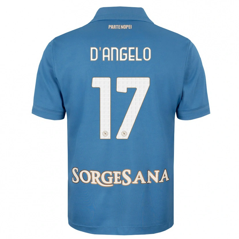Danxen Pánské Giuseppe D'angelo #17 Modrá Bílá S Nádechem Domů Hráčské Dresy 2026/27 Dres