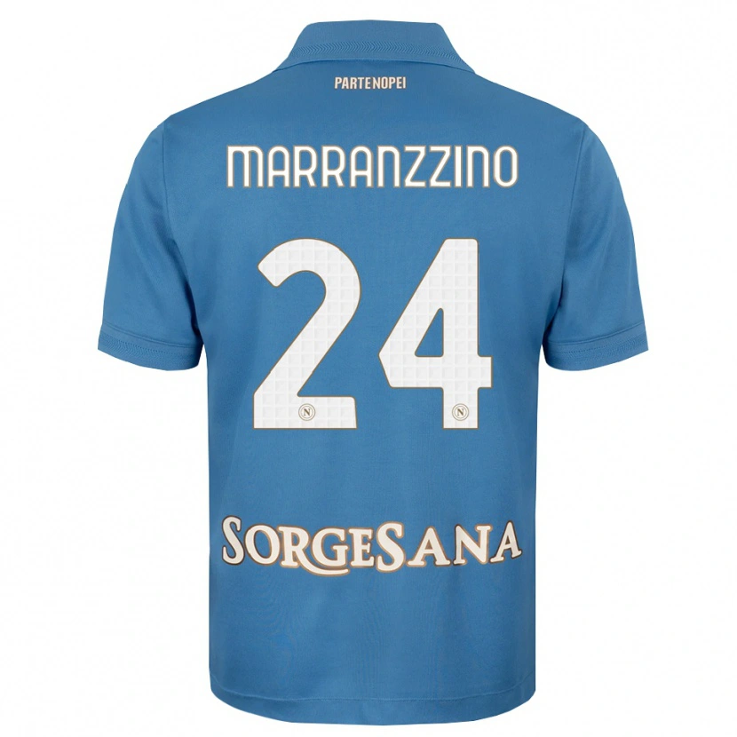 Danxen Pánské Pasquale Marranzzino #24 Modrá Bílá S Nádechem Domů Hráčské Dresy 2026/27 Dres