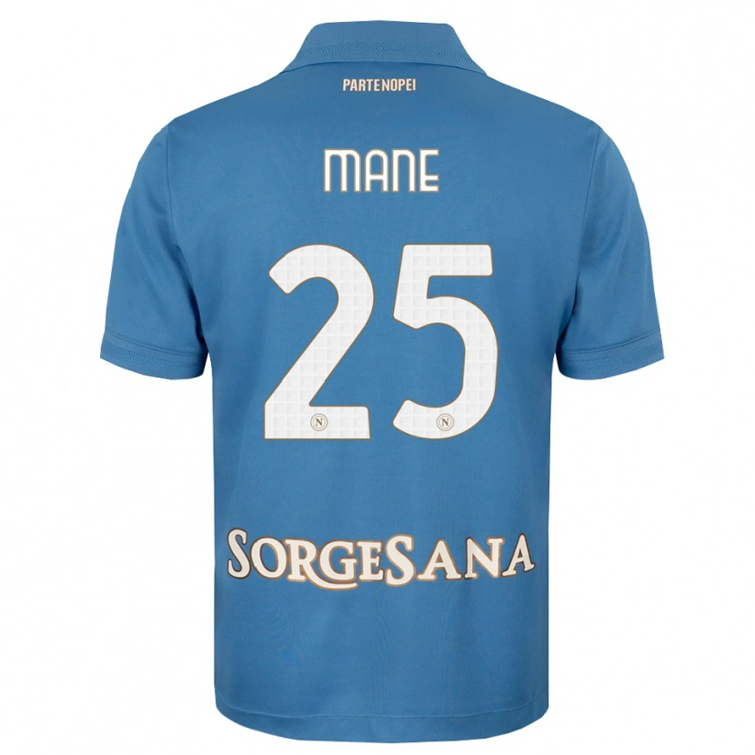 Danxen Pánské Balla Mousa Mane #25 Modrá Bílá S Nádechem Domů Hráčské Dresy 2026/27 Dres