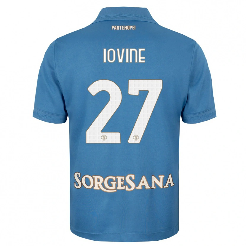 Danxen Pánské Andrea Iovine #27 Modrá Bílá S Nádechem Domů Hráčské Dresy 2026/27 Dres